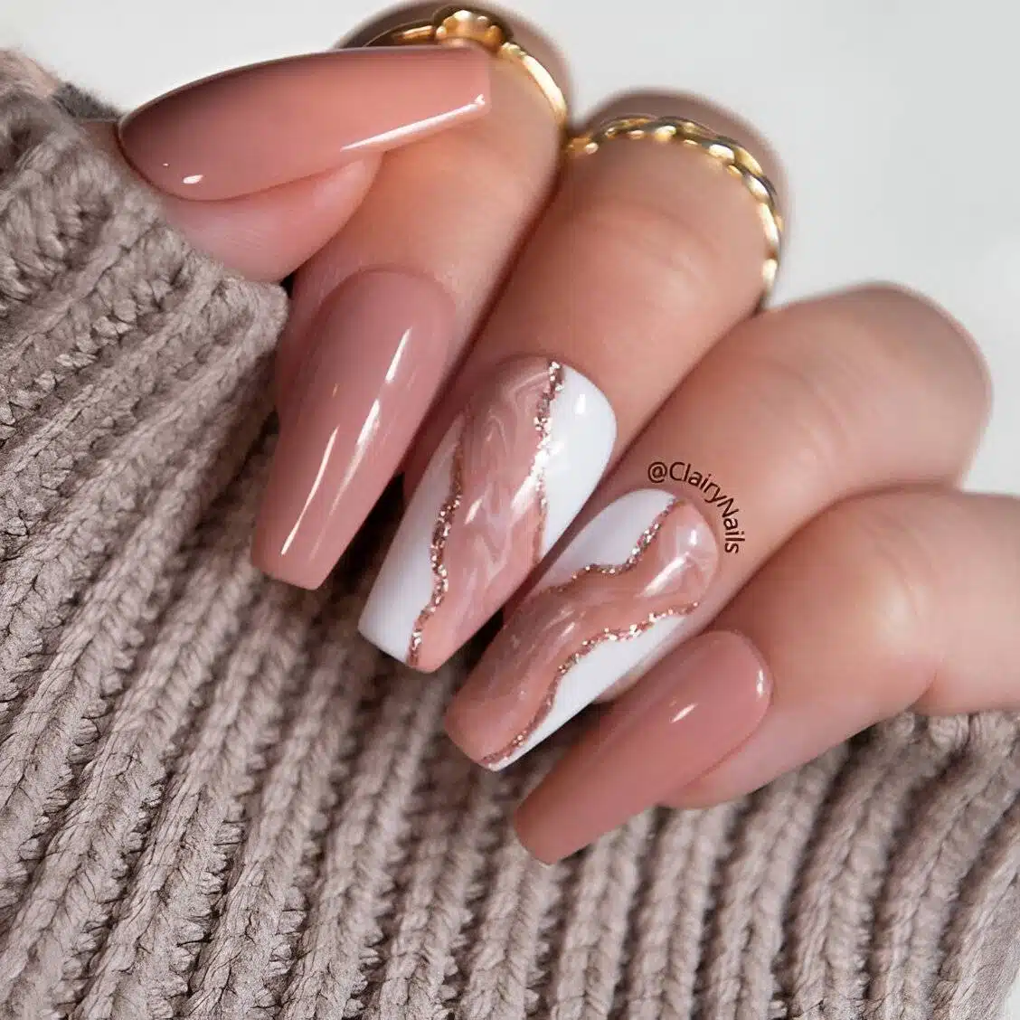 30 Classy Nude Nail Designs Perfect For Elegant Ladies - 203