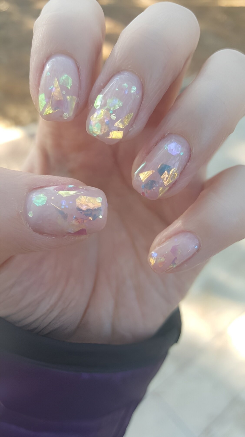 30 Irresistible Glass Nail Ideas For Stylish Girls - 207