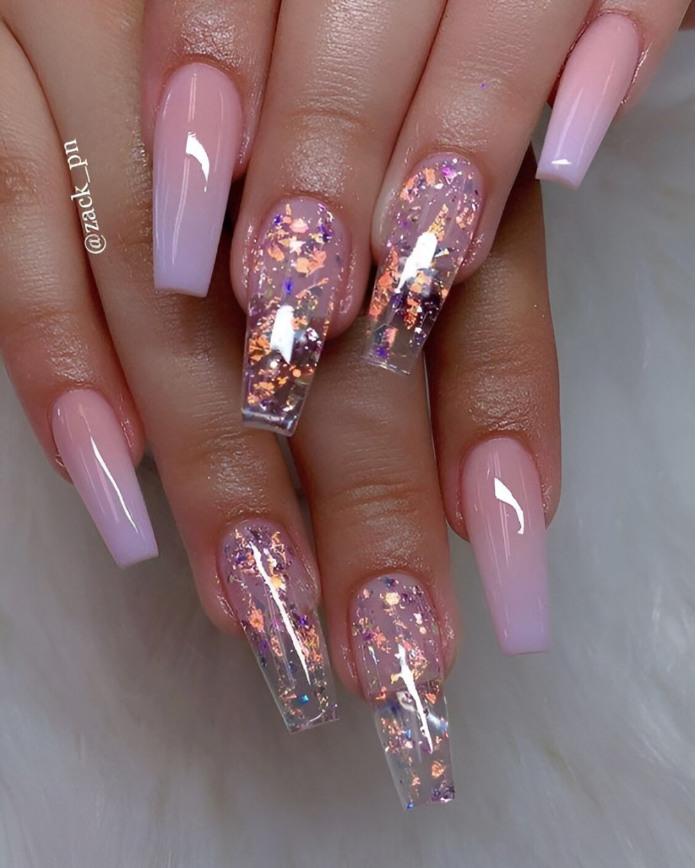 30 Irresistible Glass Nail Ideas For Stylish Girls - 229