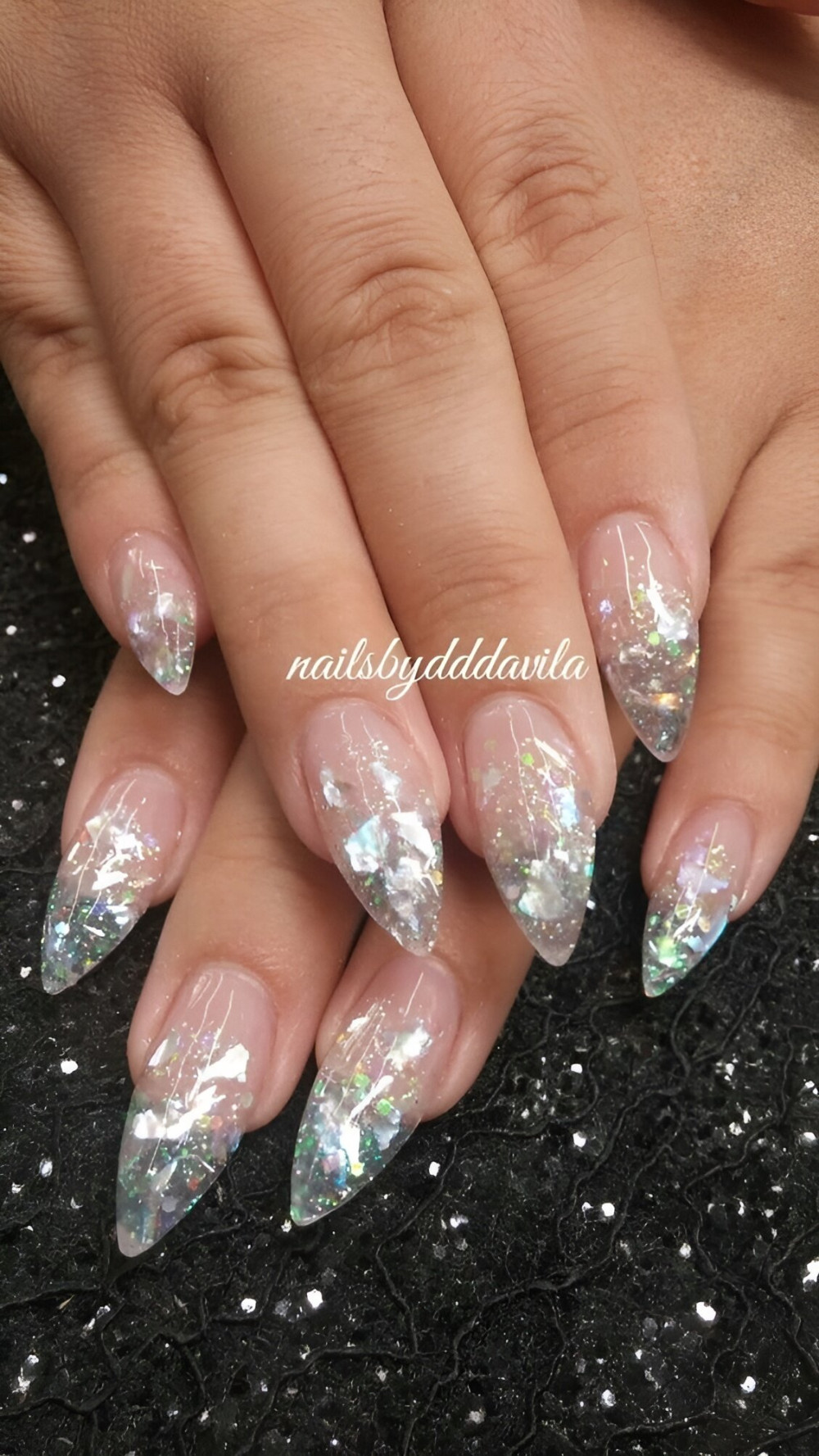 30 Irresistible Glass Nail Ideas For Stylish Girls - 243