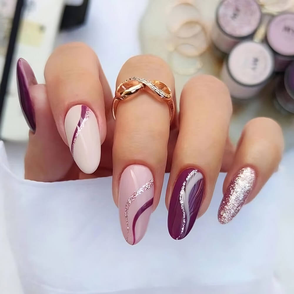 30 Swirl Nail Designs To Get Compliments From Everybody - 185