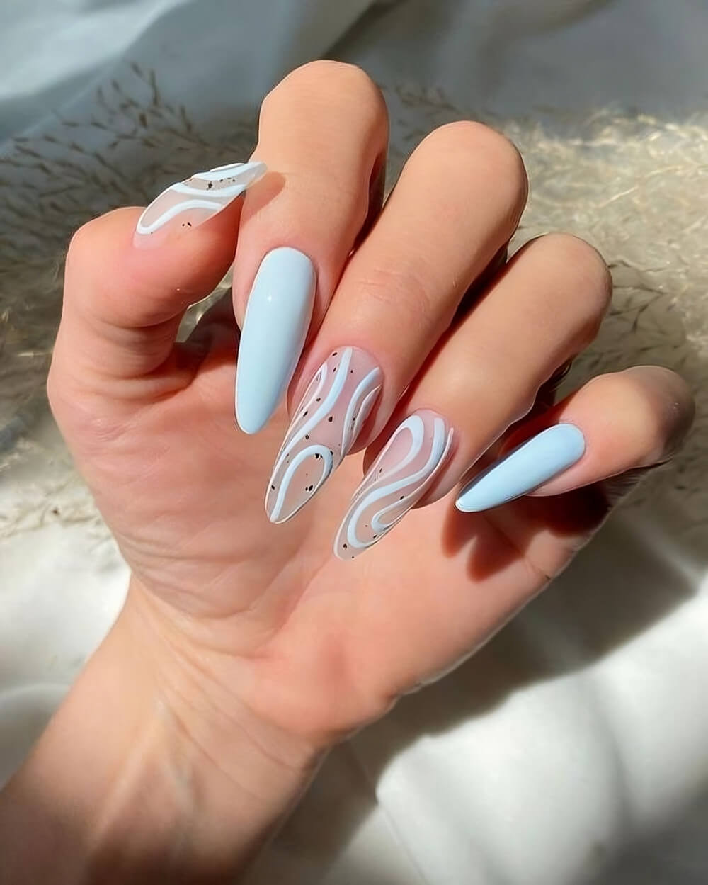 30 Swirl Nail Designs To Get Compliments From Everybody - 193