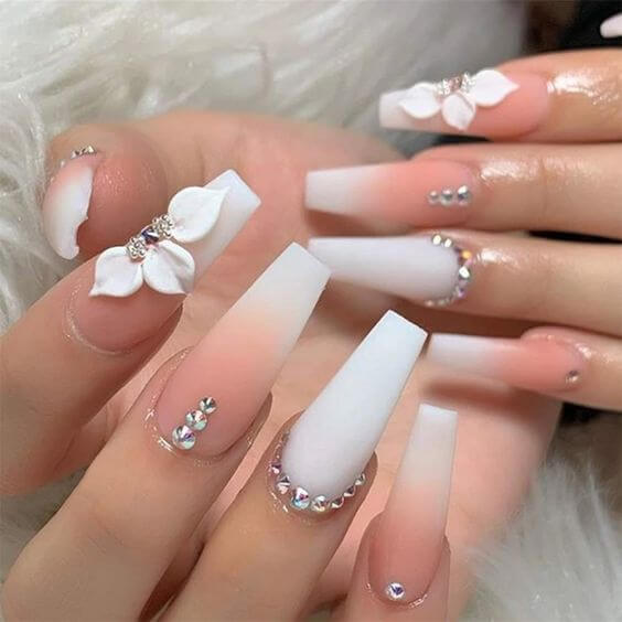 35 Quinceanera Nails That Would Make You The Center Of Attention At Your Party - 233