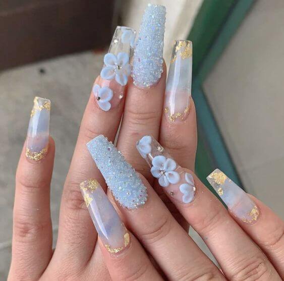 35 Quinceanera Nails That Would Make You The Center Of Attention At Your Party - 237