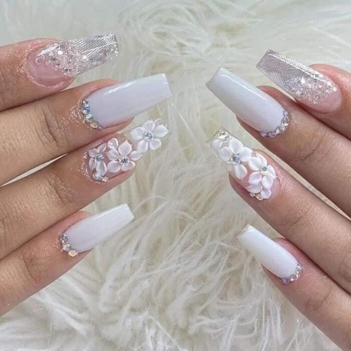 35 Quinceanera Nails That Would Make You The Center Of Attention At Your Party - 239