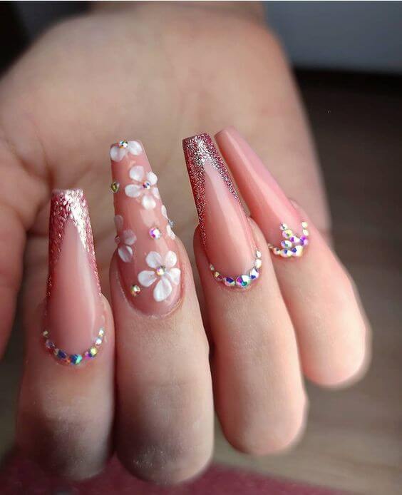 35 Quinceanera Nails That Would Make You The Center Of Attention At Your Party - 241