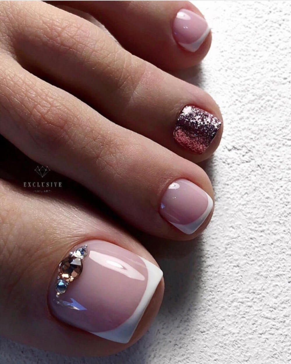 38 Best Wedding Toe Nails To Instantly Glam Up - 283