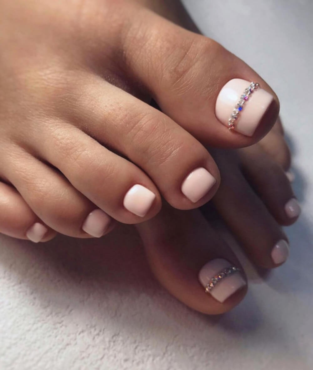 38 Best Wedding Toe Nails To Instantly Glam Up - 289