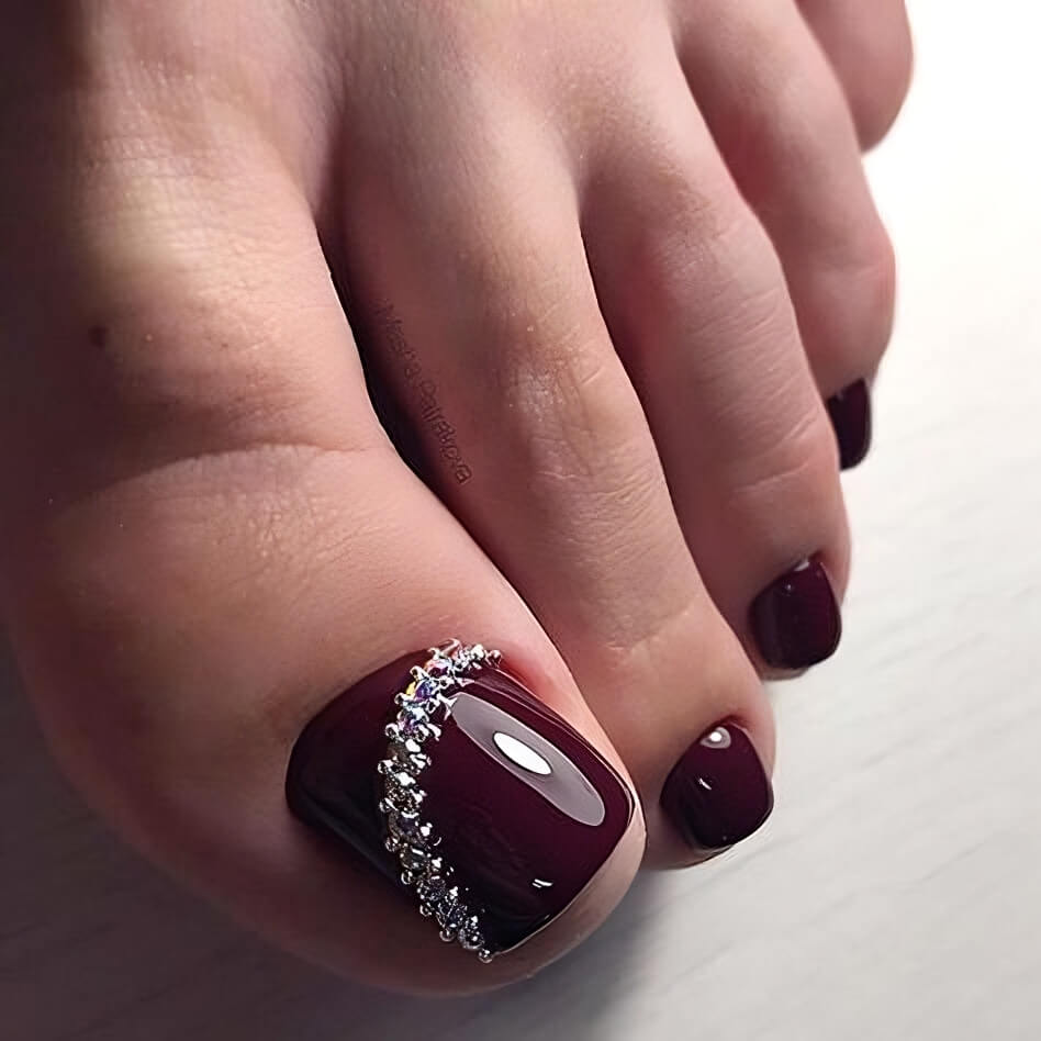 38 Best Wedding Toe Nails To Instantly Glam Up - 249