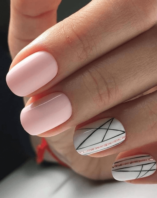 Save Hundreds of Dollars With These 30 Easy-To-Copy Short Nail Designs - 219